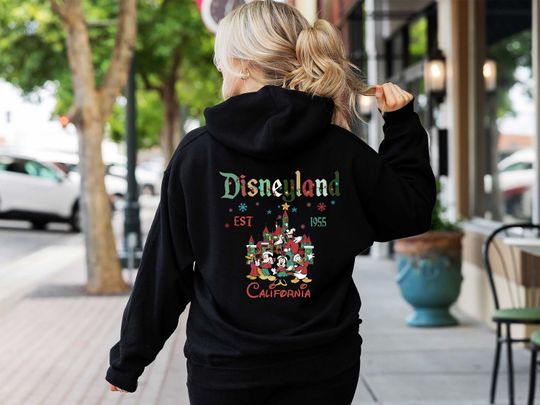 Disneyland Est 1955 California Hoodie, Mickey And Friends Hoodie