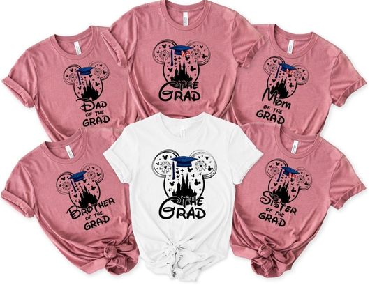 Disney Family Graduation Shirts, 2024 Disney Graduation Shirt, Graduate Disney Shirt