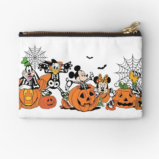 Retro, h, Disney Halloween Zipper Pouch