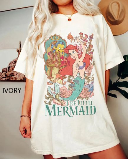 Vintage Little Mermaid Shirt, Disney  Shirt, The Little Mermaid