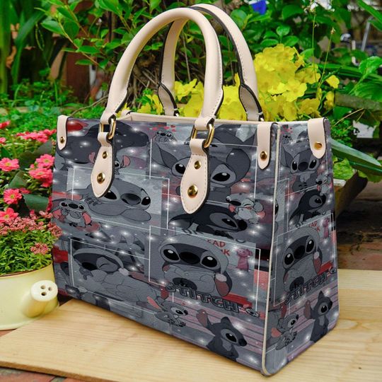 Stitch Disney Leather Bag, Stitch Lover