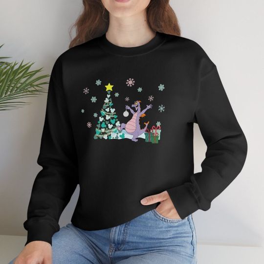 Disney Figment shirt, Disney Epcot Christmas Sweatshirt