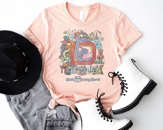Discover Walt Disney World Figment Shirt, Purple Dragon Shirt