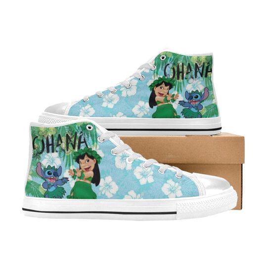 Discover Lilo and Stitch Disney High Top Sneakers