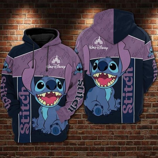 We Are Never Too Old For Stitch Disney Hoodie, Disney 3D Hoodie