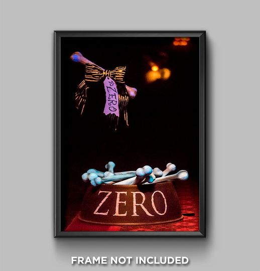 Haunted Mansion Holiday Disney Nightmare Before Christmas Poster