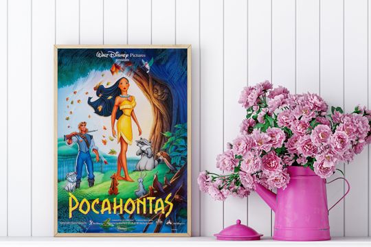 Disney Pocahontas Animated Movie Poster