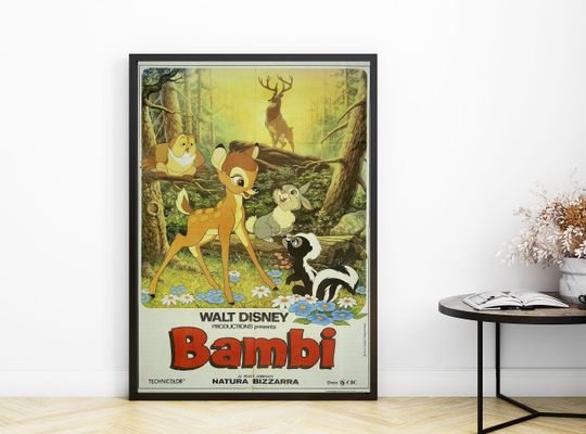 Disney Bambi Movie Poster