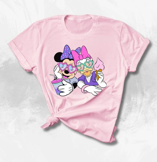 Minnie and Daisy Face, Best Friends Minnie and Daisy Shirt, Disney Tie Dye Shirts