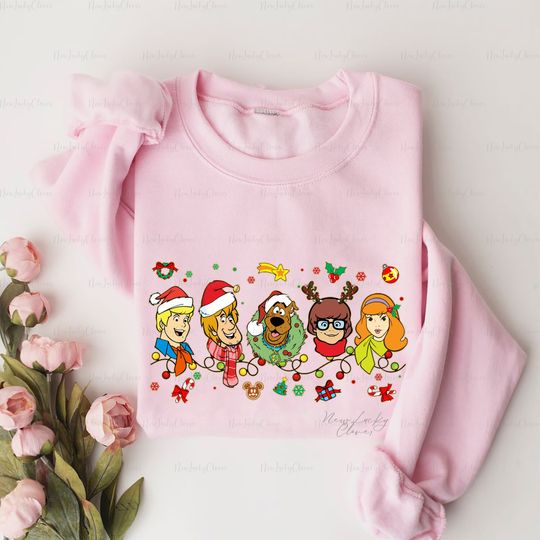 Scooby Doo Christmas Sweatshirt, Disney Scooby Shirt