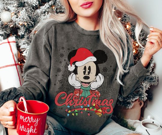 Discover Disney Mickey and Friends Christmas Sweatshirt