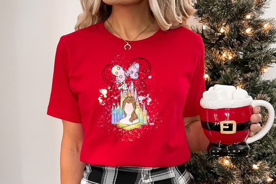 Disney Beauty And The Beast, Disney Belle Princess Shirt