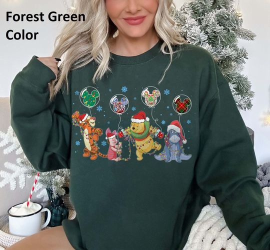 Winnie The Pooh Christmas Disney Sweatshirt