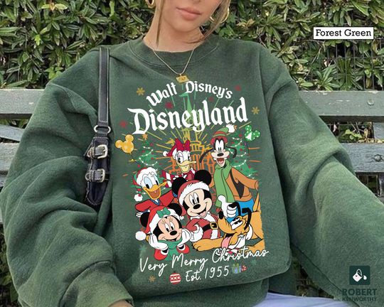 Discover Mickey And Friends Christmas Disney Sweatshirt