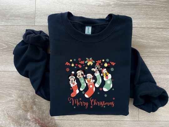 Discover Mickey And Friends Christmas Disney Sweatshirt