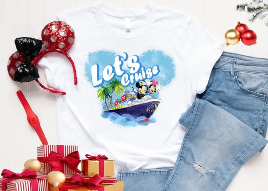 Disney Cruise Shirt, Disneyland Cruise Shirt, Let's Cruise Shirt, Disney Trip shirt