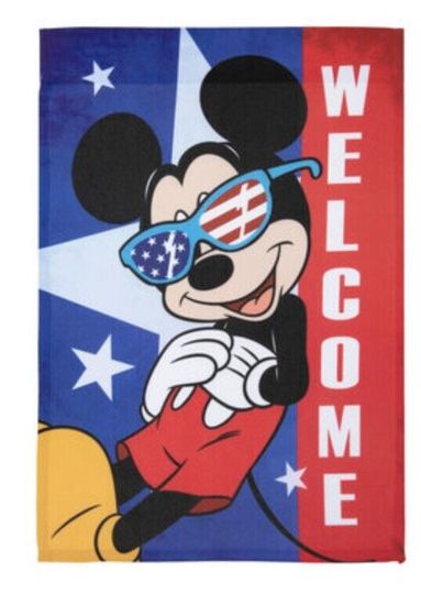 Mickey Mouse 4th of July Disney Garden Flag