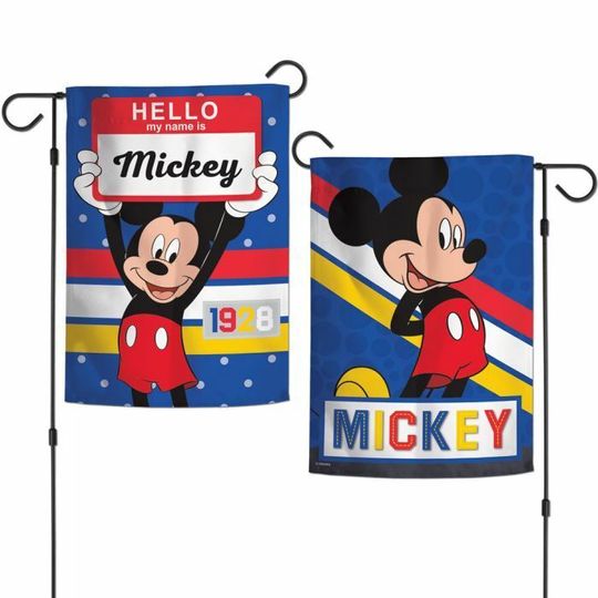 Discover Mickey Mouse Disney Garden Flag