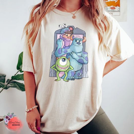 Monsters Inc Fan  Shirt, Funny Disney Tee,Animated Movie T Shirt