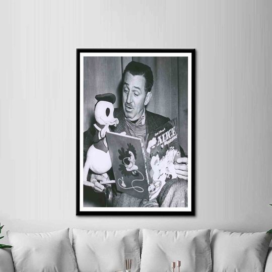 Discover Walt Disney Poster, Famous Poster, Famous Quote Poster, Walt Disney Poster