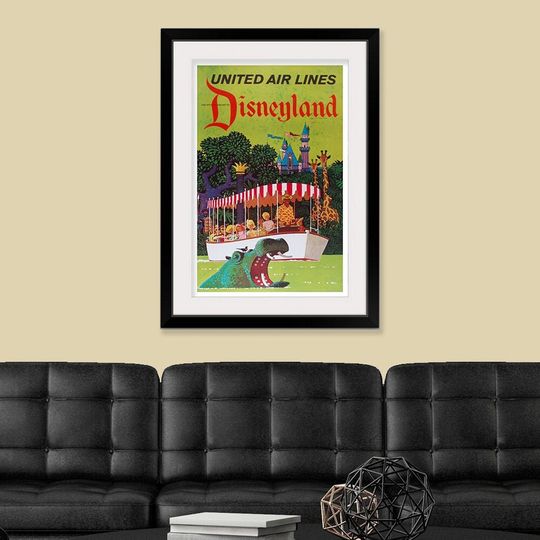 Disneyland Attraction Posters - Vintage Jungle Cruise Poster
