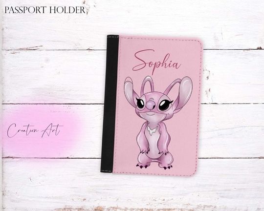 Personalized Angel Disney Passport Cover