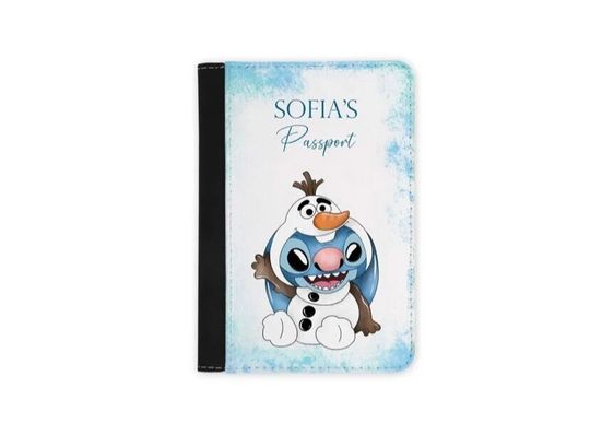 Personalized Stitch Disney Passport Cover