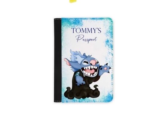 Personalized Stitch Disney Passport Cover