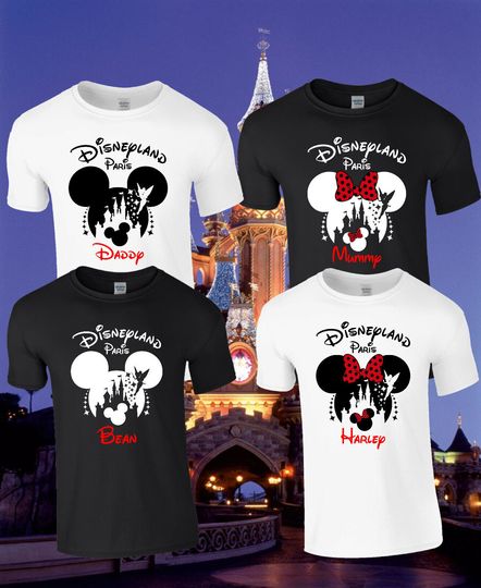 Personalised Disneyland Paris 2023 Family T-Shirt