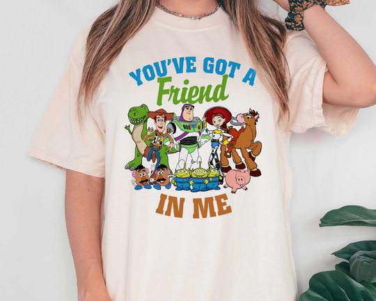 Toy Story Tee - Buzz Lightyear & Sheriff Woody Disney Friends T-Shirt