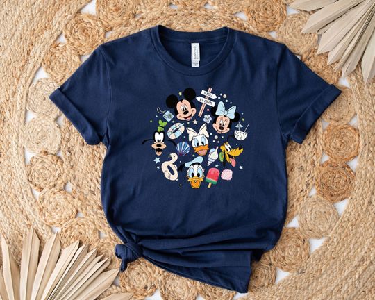 Discover Disney Characters Shirt, Disney Shirt, Disney Family Shirt