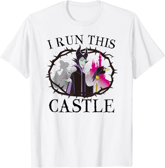 Disney Sleeping Beauty Maleficent Runs This Castle T-Shirt
