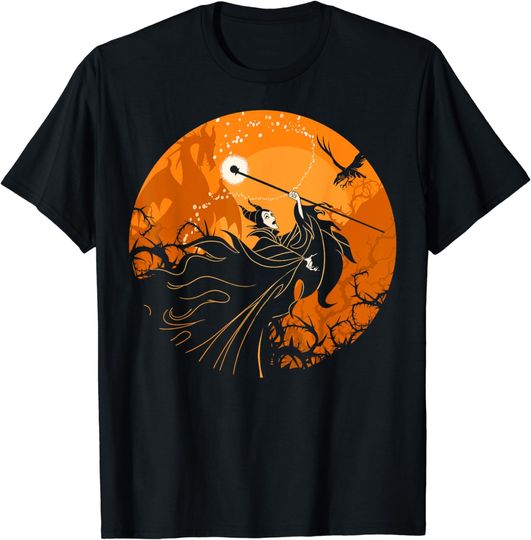 Disney Villains Halloween Maleficent Silhouette T-Shirt