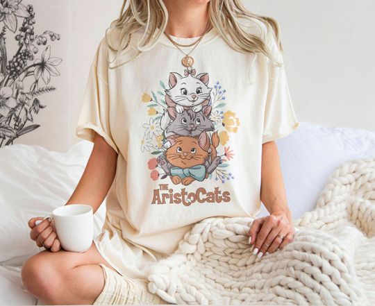 Aristocats Shirt, Retro Disney Unisex T-Shirt, Disney Cat Shirt
