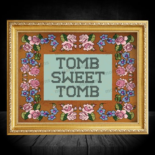 Tomb Sweet Tomb Haunted Mansion Attraction Disneyland Vintage Poster