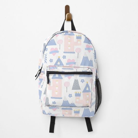 Discover Castles and Candy Pattern Disney Backpack