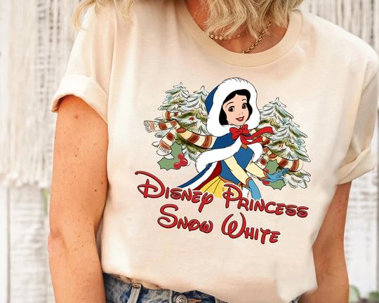 Disney Princess Snow White Christmas Shirt, Snow White Santa Shirt