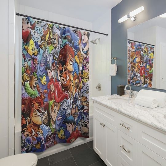 Disney Shower Curtain, Lion King Shower Curtain