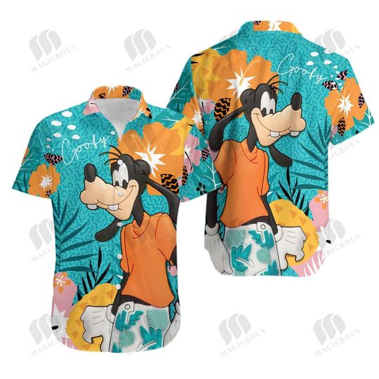 Goofy Retro Disney Hawaiian Shirt
