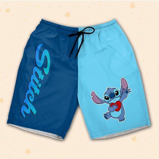 Personalize stiitch wake Shorts JS Custom 3D Shorts Sports Outfits Cute Gifts For Fans Disney