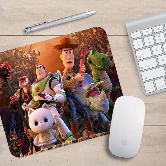 Disney Toy Story, Sheriff Woody, Buzz Lightyear Mouse Pad