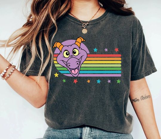 Shirt,Disney vintage shirt 2 Disney figment shirt