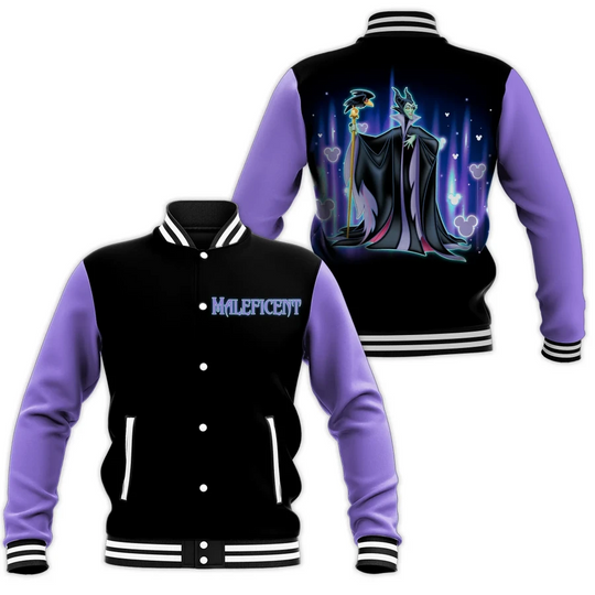 Maleficent Disney Baseball Jacket