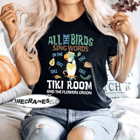 Tiki Room Shirt, Enchanted Tiki Room T-Shirt, Disneyland