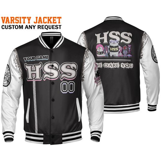 Personalized Monster University HSS Uniform Disney Baseball Jacket