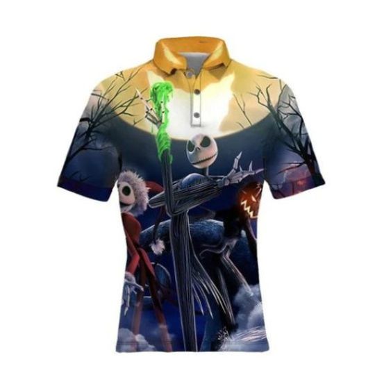The Nightmare Before Christmas Jack Skellington Disney Polo Shirt