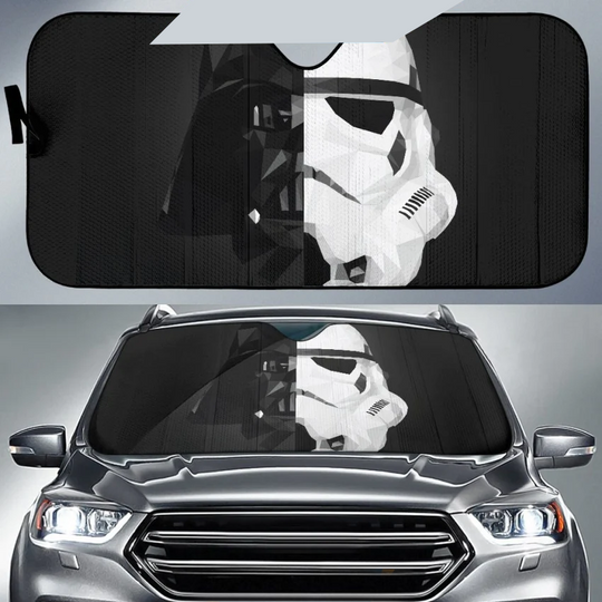 Star Wars Darth Vader And Stormtrooper Disney Car Sun Shade
