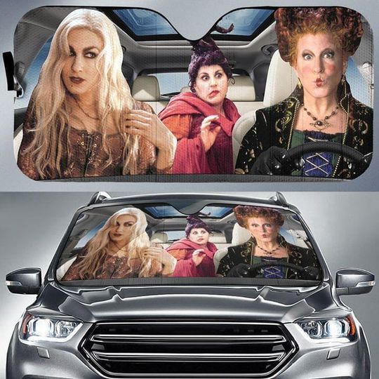 Discover Hocus Pocus Sanderson Sisters Go On A Trip Disney Car Sun Shade