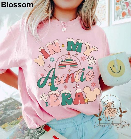 Disney Auntie Christmas  Shirt, In My Auntie Era Shirt, Auntie Era T Shirt