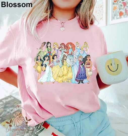 Discover Disney Princess Shirt, Team Princess Shirt, Princess Characters T Shirt